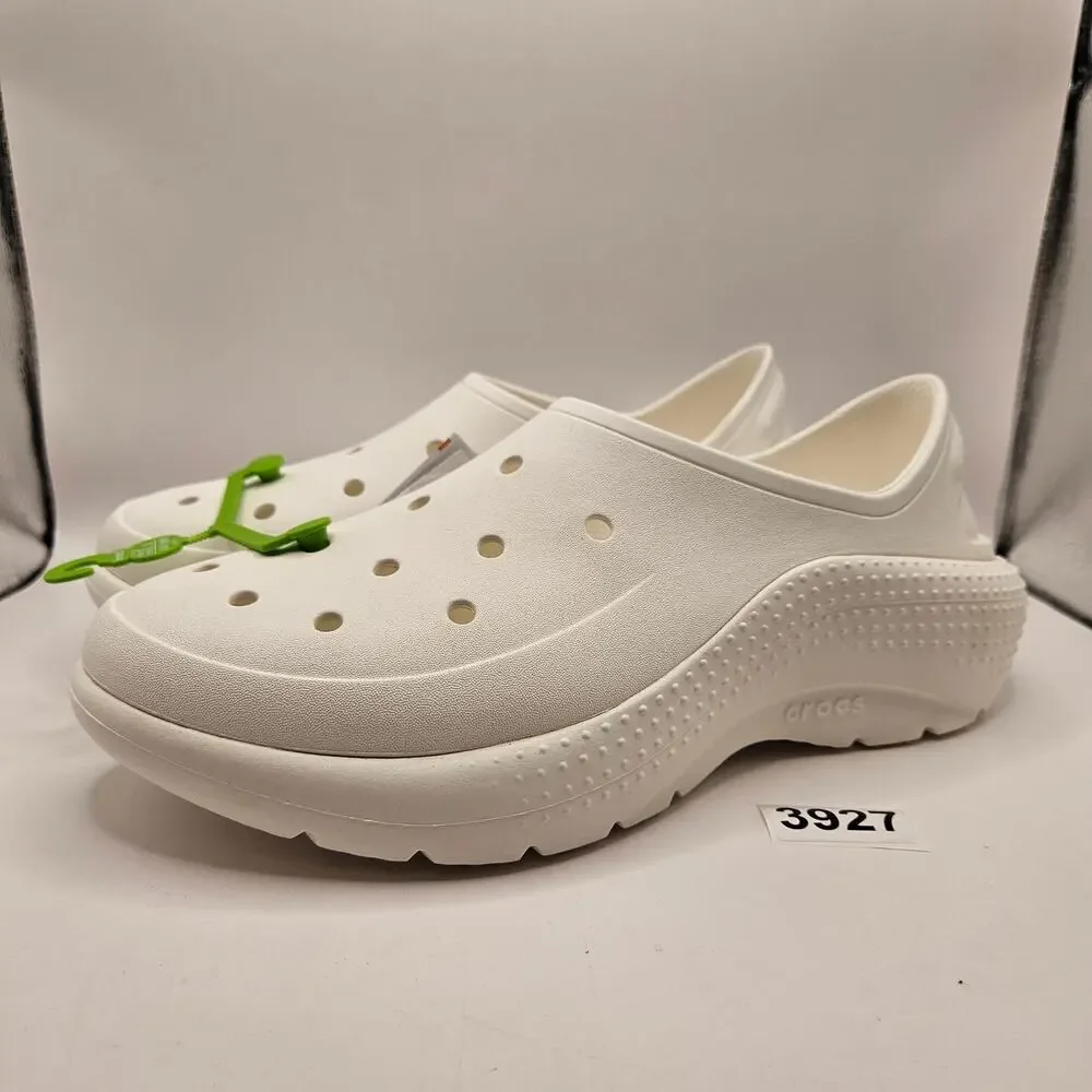 CROCS MEN'S 10 CLASSIC UNISEX LINEN SLIP ON SHOES FISH BEACH NWT 210080-100